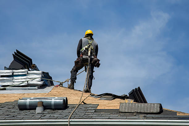 Professional Roof Replacement technician working in London, OH